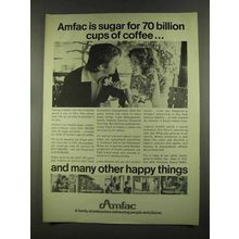 1972 Amfac Inc. Ad - Sugar for 70 Billion cups