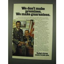 1973 U.S. Army Ad - We Don't Make Promises