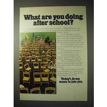 1973 U.S. Army Ad - What After School?