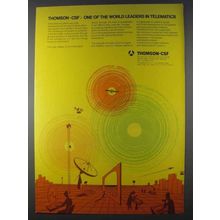 1980 Thomson-CSF Telematics Ad - World Leaders