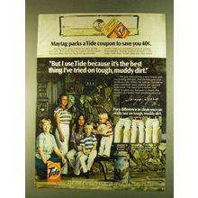 1980 Tide Detergent Ad - Maytag Packs A Coupon