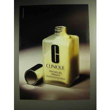 1992 Clinique Dramatically Different Lotion Ad