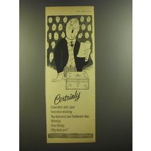 1964 Wrigley's Doublemint Gum Ad - Certainly