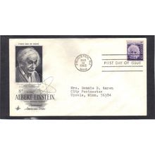 FDC Art Craft 1285 8c Albert Einstein (Cachet-Typed/A) CV40743