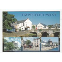 Multiview of Haverfordwest Postcard Pembrokeshire Modern