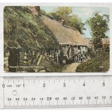 1908 postcard Peasants Cottage in the Highlands