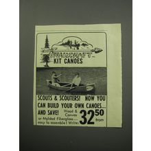 1967 Trailcraft Kit Canoes Advertisement