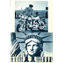 Eduardo Paolozzi 59 Varieties Of Paradise Motorcyclist Scooter Painting Postcard