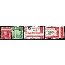 Four Mint NH HUGE Misperforated Errors EST $75 - Stuart Katz