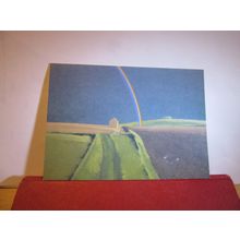 WILTSHIRE LANDSCAPE by David Inshaw unused postcard =