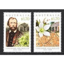 AUSTRALIA 2025: BIRTH BICENTENARY FERDINAND VON MUELLER - MNH SET OF TWO (G7)