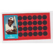 1981 Topps Scratch-Off Al Bumbry #29 baseball card –Scratchoffs-Orioles