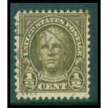 Used 653 1/2c Nathan Hale Barely Clears M10250