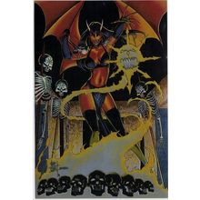 LADY DEATH ' MEGA ' Chromium card # 13 (1997)
