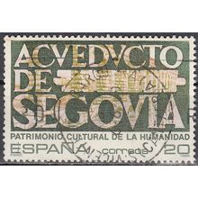 España 1989 Michel 2920 O Cote (2008) 0.20 Euro Aqueduc de Segovia Cachet rond