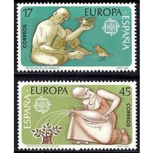 España. 1986. Mi # 2726 / 27. EUROPE Cept. Nature. Environment