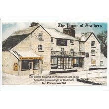 The Plume of Feathers Pub Inn Princetown Dartmoor Postcard Devon