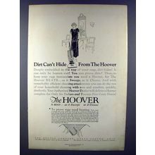 1925 Hoover Vacuum Cleaner Ad - Dirt Can't Hide