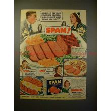 1940 SPAM Ad w/ George Burns & Gracie Allen - Relatives