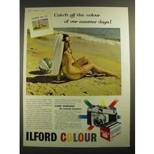 1959 Ilford Sportsman Camera and Colour Film Ad - Summer Days