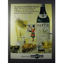 1959 Martini & Rossie Vermouth Ad