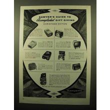 1959 Sawyer's Slide Viewers, Binoculars & Camera Ad