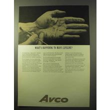1964 Avco Corporation Ad - Man's Lifeline