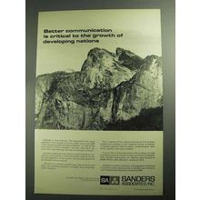 1968 Sanders Associates Ad - Better Communication