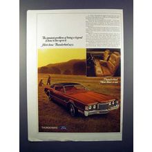 1972 Ford Thunderbird Car Ad - Being a Legend!