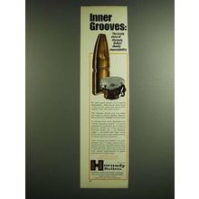 1972 Hornady Bullets Ad - Inner Grooves