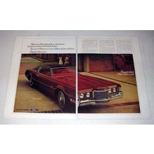 1972 Ford Thunderbird Car Ad - Legendary Luxury