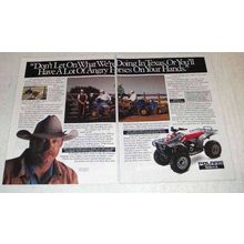 1991 Polaris ATVs Ad - What We're Doing in Texas