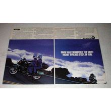 1992 BMW K1100LT Motorcycle Ad - Evolved State of Fun