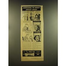 1937 Listerine Tooth Paste Ad - Interviewing the world's loveliest models