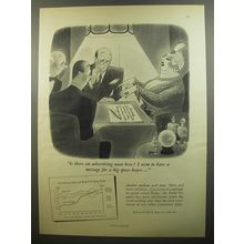 1952 Cincinnati Enquirer Newspaper Ad - Richard Taylor Cartoon - Advertising Man