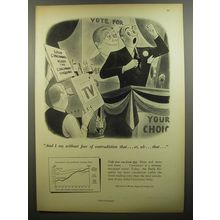 1952 Cincinnati Enquirer Newspaper Ad - Richard Taylor Cartoon - Contradiction