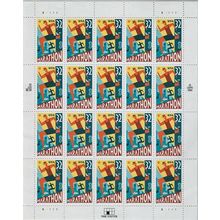Marathon Twenty Sheet of Twenty 32 Cent Postage Stamps Scott 3067