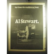 1974 Al Stewart Past, Present and Future Album Ad - Far from the maddening loud