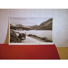 CRUMMOCK WATER & HONISTER CRAGG, CUMBRIA unused vintage postcard RP =