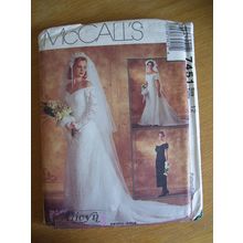 McCalls Bridal sewing pattern 7451. Alicyn Exclusive