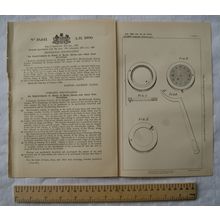 1890 Patent No. 16,641 heels of boots shoes, Samuel Jackson Cluff, London