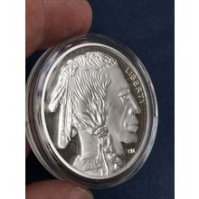 Limited Edition 2015 Non-Currency Coin Liberty Indian Commemorative Silver Plate