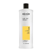 Nioxin System 1 Scalp + Hair Thickening Shampoo | for Natural Hair with Light Th