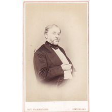 VICT. CDV PHOTO -SMART MAN, WHISKERS BY PAUL STABLER, SUNDERLAND