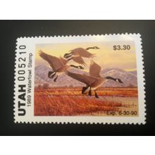 ICOLLECTZONE US Utah 1989 UT4 Stamp VF NH