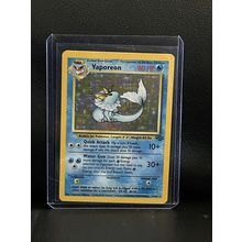 Vaporeon - 12/64 - Holo Rare - Unlimited Edition Jungle Pokemon Trading Card