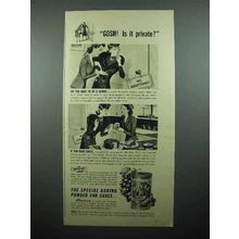 1941 Royal Baking Powder Ad - Gosh! Is it Private?
