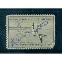 Used RW23 $2 American Merganser Fine C1037