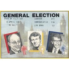Neil Kinnock Election Victory Limited Edition 150 Postcard
