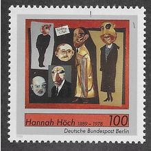 BERLIN - 1989 U/M 100pf 'HANNAH HOECH, PAINTER' (EBID66-073)
